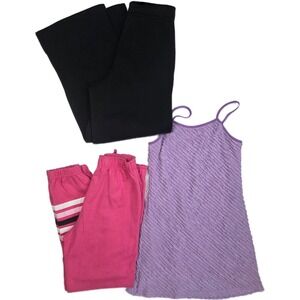 Girls Size 10 Mixed Lot 3pcs 90 Degree Pants Ava Yelly Dress Pink Joggers